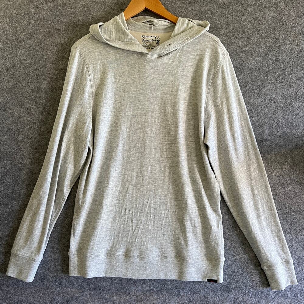 Faherty Sunwashed Organic Hoodie | Size: Medium
